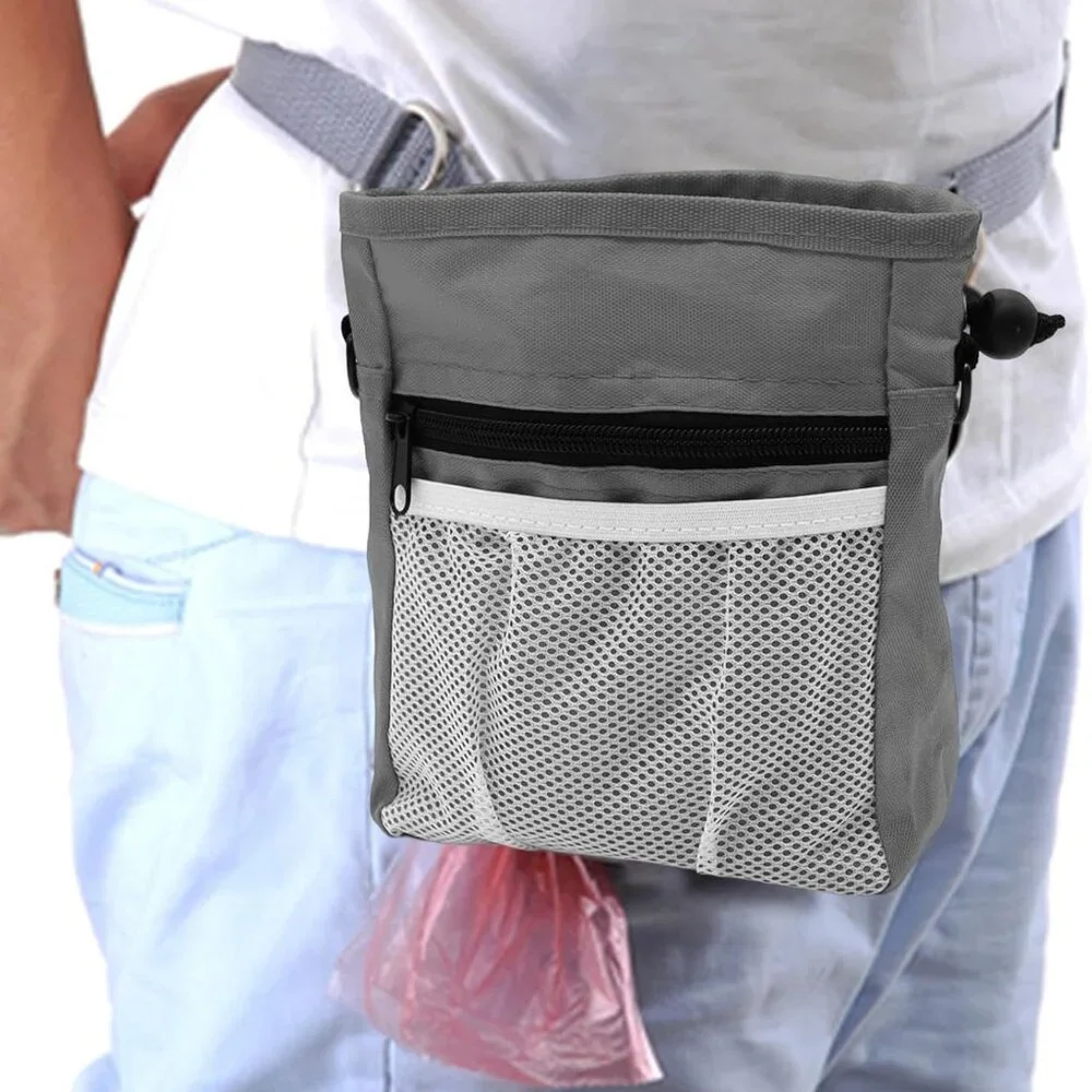 Gray Dog Treat Training Pouch